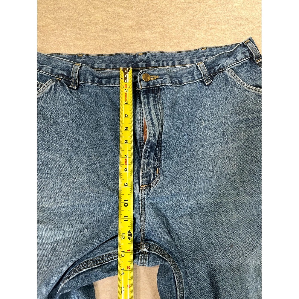 Carhartt Authentic Loose Original Fit Carpenter Work Jeans Mens 40x30 Blue Denim - Picture 12 of 16